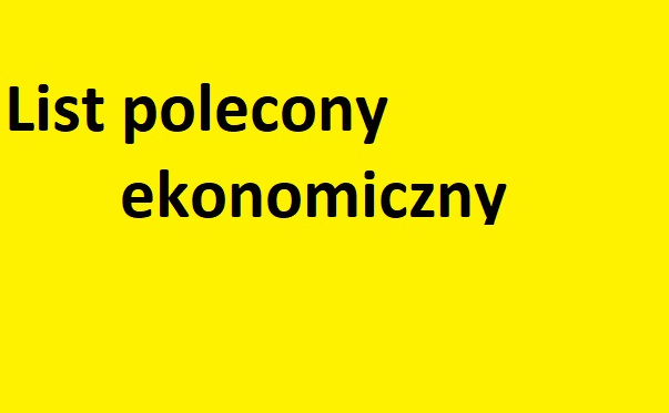 Ile idzie list polecony ekonomiczny?