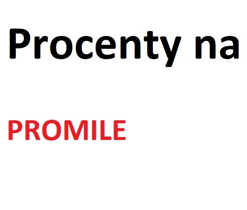 Procenty na promile