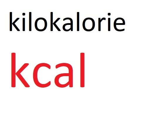 Kilokalorie – kcal na kJ, kg