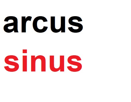Kalkulator arcus sinus