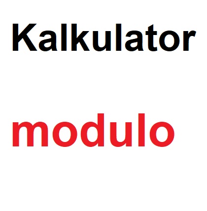 Kalkulator modulo