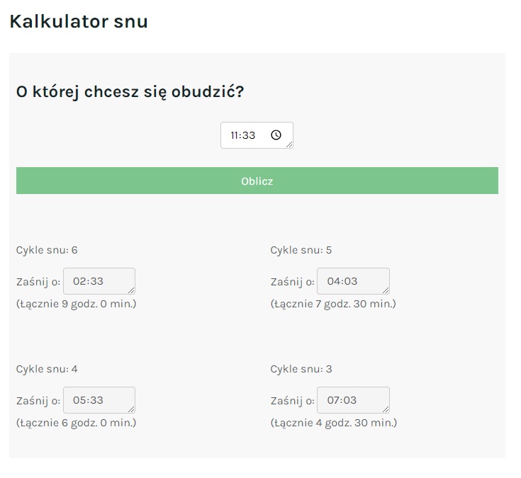 Kalkulator snu